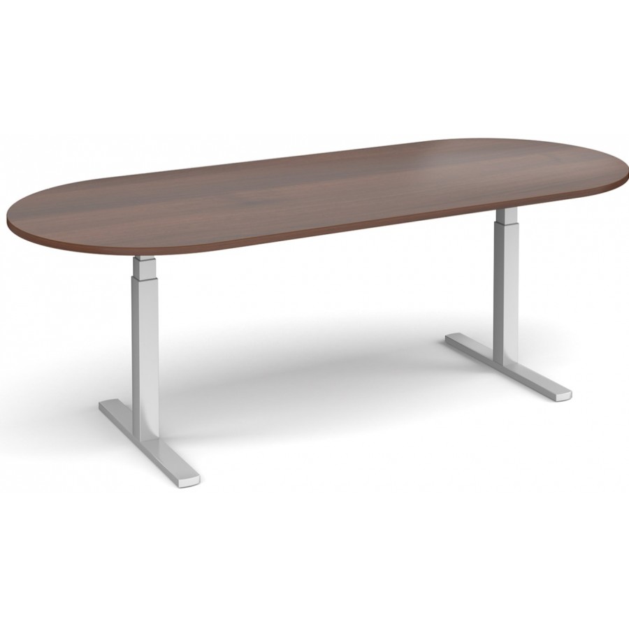 Elev8 Touch Adjustable Radial End Boardroom Table